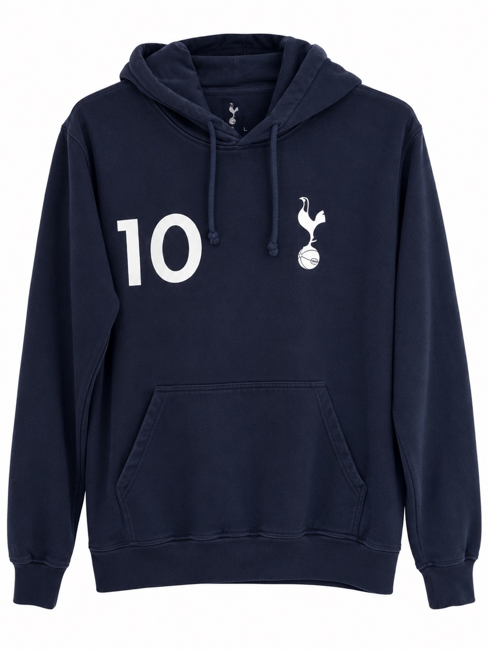 Tottenham Hotspur Navy Pullover Hoodie Kane Soccer #10 Large